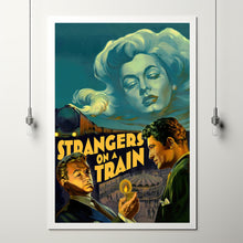 Strangers on a Train Movie Poster, Room Decor, Home Decor, Art Poster for Gift 1