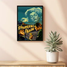 Strangers on a Train Movie Poster, Room Decor, Home Decor, Art Poster for Gift 1