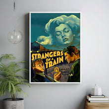 Strangers on a Train Movie Poster, Room Decor, Home Decor, Art Poster for Gift 1