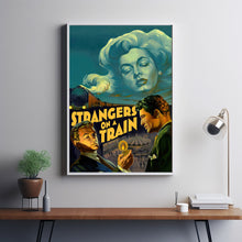 Strangers on a Train Movie Poster, Room Decor, Home Decor, Art Poster for Gift 1