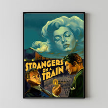 Strangers on a Train Movie Poster, Room Decor, Home Decor, Art Poster for Gift 1
