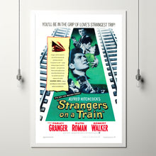 Strangers on a Train Movie Poster, Room Decor, Home Decor, Art Poster for Gift 2