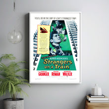 Strangers on a Train Movie Poster, Room Decor, Home Decor, Art Poster for Gift 2