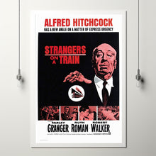 Strangers on a Train Movie Poster, Room Decor, Home Decor, Art Poster for Gift 4