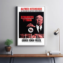 Strangers on a Train Movie Poster, Room Decor, Home Decor, Art Poster for Gift 4