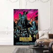 Streets of Fire Movie Poster - High Quality Canvas Art Print - Room Decoration - Art Poster For Gift 1653865003