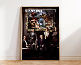 Succession Poster  Art Print  Movie Posters  TV Posters  Gift for Movie lovers 1442805882