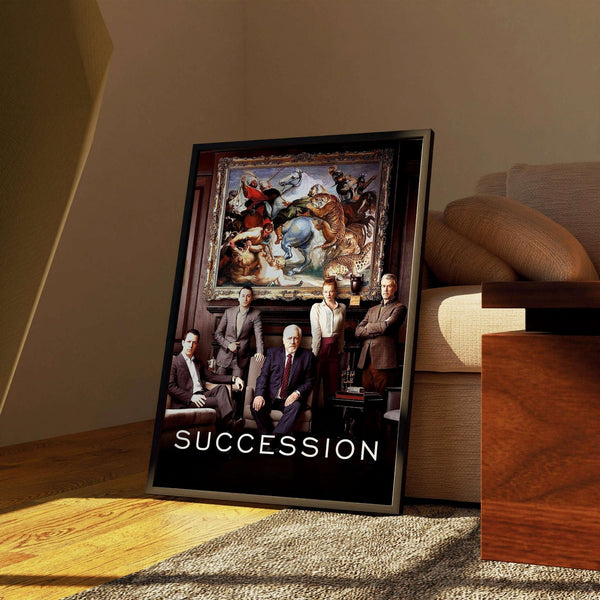 Succession Wall Art  Modern Art Print  Minimalist Movie  Movie Poster   Film Poster  Succession Tv Series 1731848924
