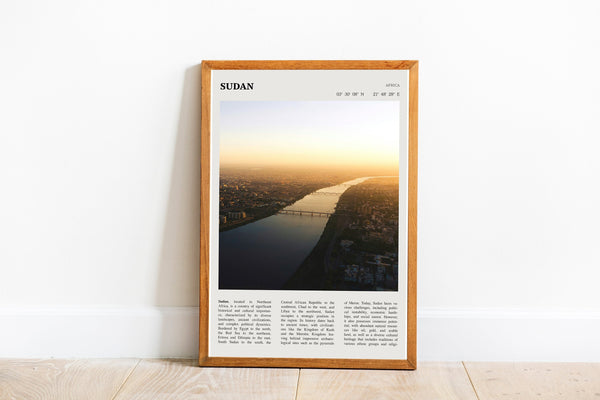 Sudan Wall Art North Africa  Poster Hartum Sudan Black White Poster  Poster Art Gift 1702048295