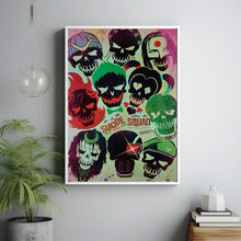Suicide Squad Movie Poster Print, Canvas Wall Art, Room Decor, Movie Art