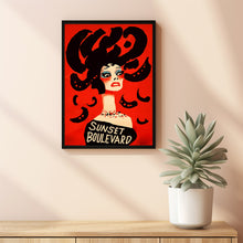 Sunset Boulevard (1950) Poster Art Print Movie Posters Gift for Movie lovers