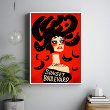 Sunset Boulevard (1950) Poster Art Print Movie Posters Gift for Movie lovers