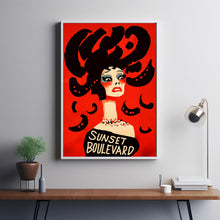 Sunset Boulevard (1950) Poster Art Print Movie Posters Gift for Movie lovers