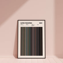 Super Troopers Movie Barcode Print, Super Troopers Print, Super Troopers Poster, Super Troopers Wall Art, Super Troopers Art Print 1631659375