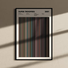 Super Troopers Movie Barcode Print, Super Troopers Print, Super Troopers Poster, Super Troopers Wall Art, Super Troopers Art Print 1631659375
