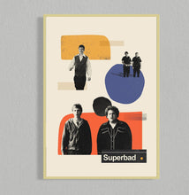 Superbad Mid Century Movie Poster  Film Posters  Minimalist Movie Poster    Wall Art Poster 1184338282