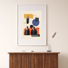Superbad Mid Century Movie Poster  Film Posters  Minimalist Movie Poster    Wall Art Poster 1184338282