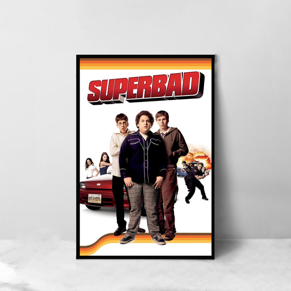 Superbad Movie Poster - High Quality Canvas Art Print - Room Decoration - Art Poster For Gift 1651726627