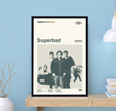 Superbad Poster, Superbad Movie, Greg Mottola, Retro Movie Poster, Minimalist Art, Vintage Poster, Movie Poster, Minimalist Poster 1709124395