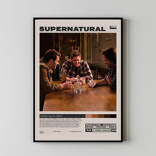 Supernatural Poster, Eric Kripke, Minimalist Tv Series, Tv Series Poster