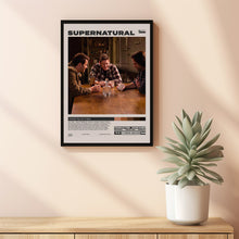 Supernatural Poster, Eric Kripke, Minimalist Tv Series, Tv Series Poster