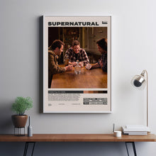 Supernatural Poster, Eric Kripke, Minimalist Tv Series, Tv Series Poster