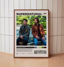 Supernatural Poster, Eric Kripke, Minimalist Tv Series, Tv Series Poster 1