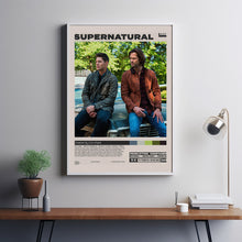 Supernatural Poster, Eric Kripke, Minimalist Tv Series, Tv Series Poster 1