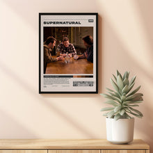 Supernatural Poster, Eric Kripke, Minimalist Tv Series, Vintage Retro Art Print
