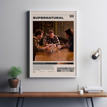 Supernatural Poster, Eric Kripke, Minimalist Tv Series, Vintage Retro Art Print