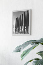 Surfers Girls Beach Wall Art Vintage Black and White Photograph Woman Sea Vintage Antique Poster Fine Art Poster Art Gift 1557924771