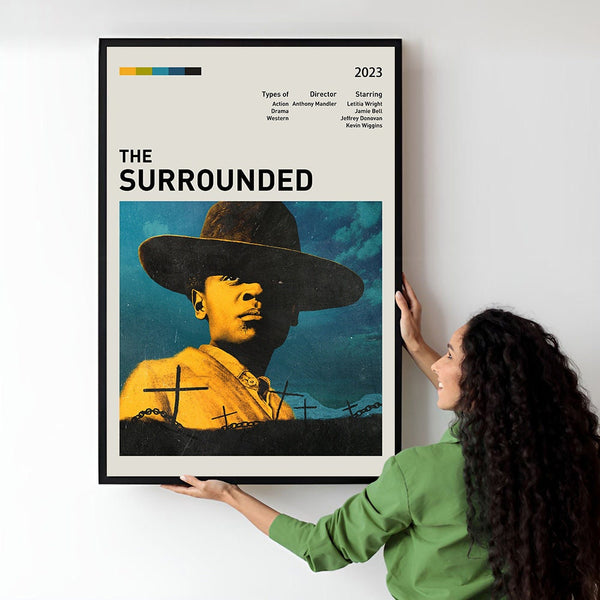 Surrounded Movie Poster  Minimalist  Midcentury Poster  Wall Art Print  Retro Movie Poster 1736876946