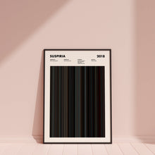 Suspiria Movie Barcode Print, Suspiria Print, Suspiria Poster, Suspiria Wall Art, Suspiria Art Print, Suspiria Frames Print, Movie Buff Gift 1617488114