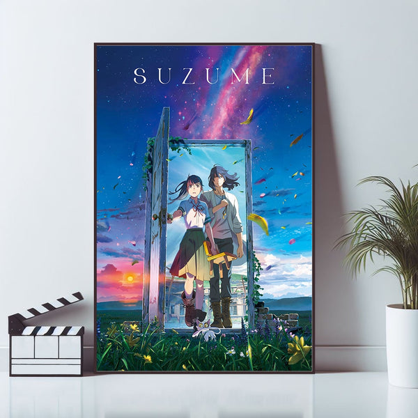 Suzume, Movie Poster, Wall Art Prints, Art Poster, Canvas Material Gift, Keepsake, Home Decor, Live Room Wall Art 1599279733