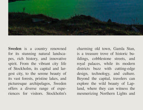 Sweden Print Wall Art Aurora Borealis Poster Stockholm Sweden  Black White Poster  Poster Art Gift 1689931488