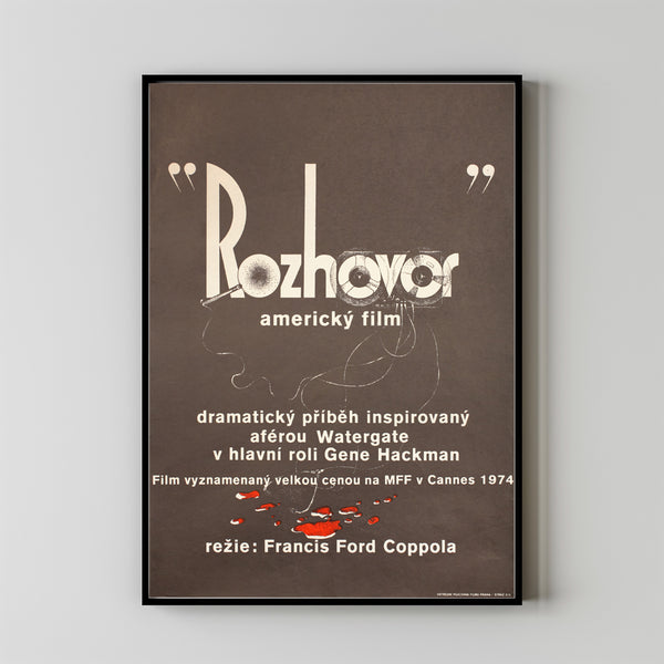 THE CONVERSATION Movie Poster, Canvas Wall Art, Room Decor, Movie Art