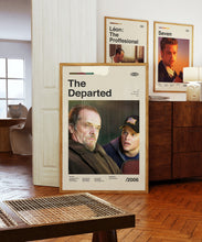 THE DEPARTED Movie Poster - Midcentury Wall Art Print - Minimalist Retro Movie Poster - Midcentury Modern Home Decor 1433485548