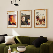 THE DEPARTED Movie Poster - Midcentury Wall Art Print - Minimalist Retro Movie Poster - Midcentury Modern Home Decor 1433485548