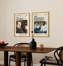 THE DEPARTED Movie Poster - Midcentury Wall Art Print - Minimalist Retro Movie Poster - Midcentury Modern Home Decor 1433485548