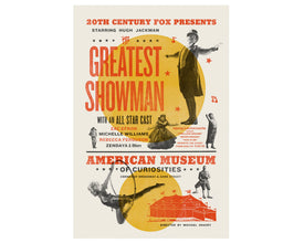 THE GREATEST SHOWMAN, Hugh Jackman, Zendaya Inspired Poster, Art Print - Vintage, Woodblock, Letterpress, Musical, Red, Yellow 1710382438