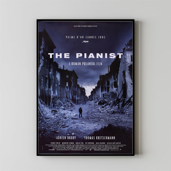 THE PIANIST Movie Poster, Canvas Wall Art, Room Decor, Movie Art 1