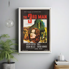 THE THIRD MAN Movie Poster, Canvas Wall Art, Room Decor, Movie Art