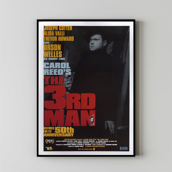 THE THIRD MAN Movie Poster, Canvas Wall Art, Room Decor, Movie Art 1