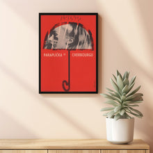 THE UMBRELLAS OF CHERBOURG Movie Poster, Canvas Wall Art, Room Decor, Movie Art