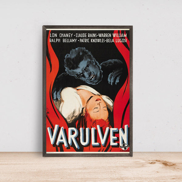 THE WOLF MAN Movie Poster, Room Decor, Home Decor, Art Poster for Gift 1644034799