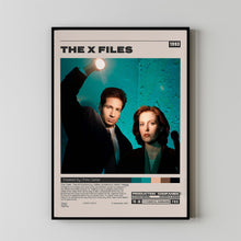 THE X-FILES, Chris Carter, Minimalist Tv Series, Vintage Retro Art Print,Custom Poster