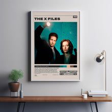 THE X-FILES, Chris Carter, Minimalist Tv Series, Vintage Retro Art Print,Custom Poster