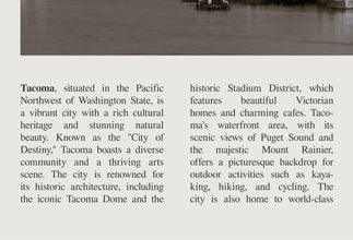 Tacoma Wall Art California  Poster Tacoma California Black White Poster  Poster Art Gift 1698605517