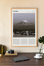 Tacoma Wall Art California  Poster Tacoma California Black White Poster  Poster Art Gift 1698605517
