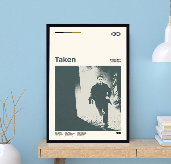 Taken Movie Poster, Pierre Morel, Vintage Movie Poster, Minimalist Art, Vintage Poster, Modern Art, Home Decor, Movie Poster 1709127925